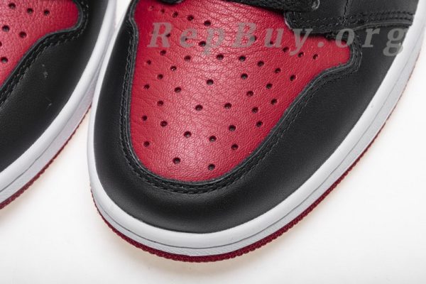 Top Version  Jordan 1 Retro High Bred Banned (2016) 555088-001 - 图片 10