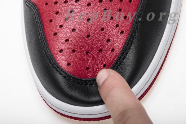 Top Version  Jordan 1 Retro High Bred Banned (2016) 555088-001 - 图片 14