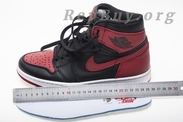 Top Version  Jordan 1 Retro High Bred Banned (2016) 555088-001 - 图片 33