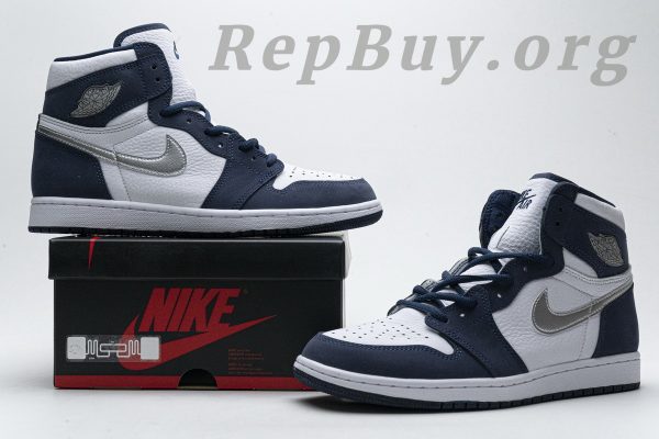 Top Version Jordan 1 Retro High COJP Midnight Navy (2020) DC1788-100 - 图片 31