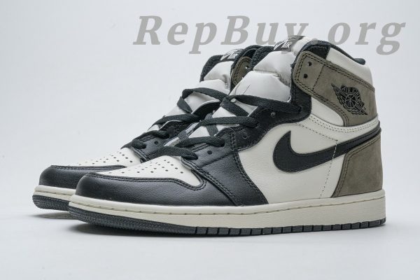 Top Version Air Jordan 1 Retro High Dark Mocha 555088-105 - 图片 2