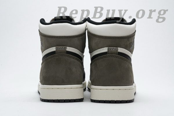 Top Version Air Jordan 1 Retro High Dark Mocha 555088-105 - 图片 6