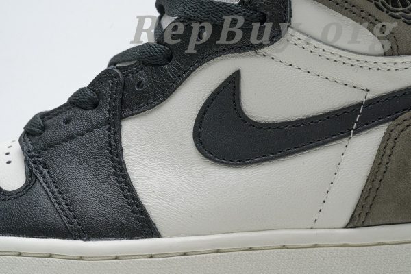 Top Version Air Jordan 1 Retro High Dark Mocha 555088-105 - 图片 12