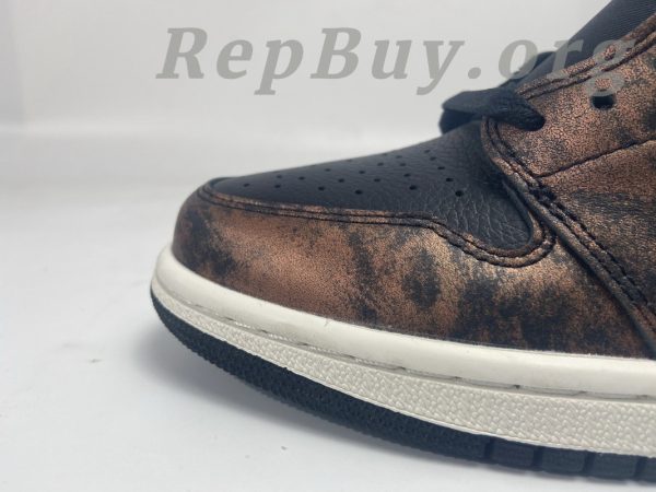 Top Version Jordan 1 Retro High Light Army Rust Shadow Patina 555088-033 - Image 13