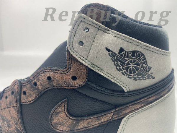 Top Version Jordan 1 Retro High Light Army Rust Shadow Patina 555088-033 - Image 12