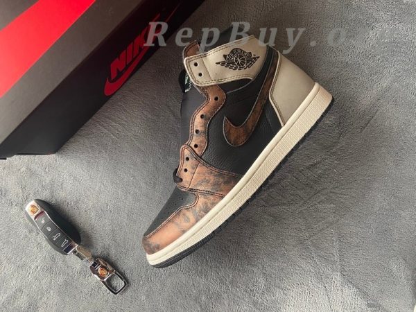 Top Version Jordan 1 Retro High Light Army Rust Shadow Patina 555088-033 - Image 16