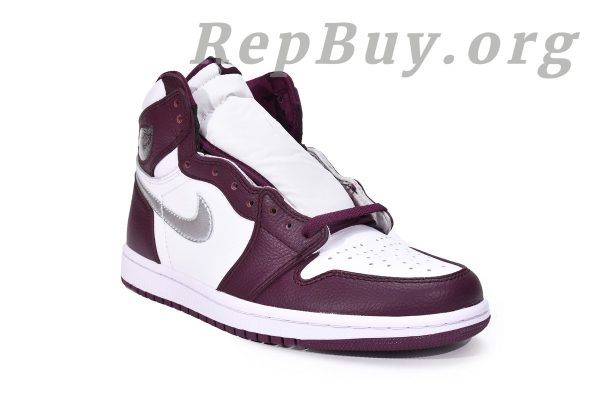 Top Version Air Jordan 1 Retro High OG Bordeaux 555088-611 - 图片 2
