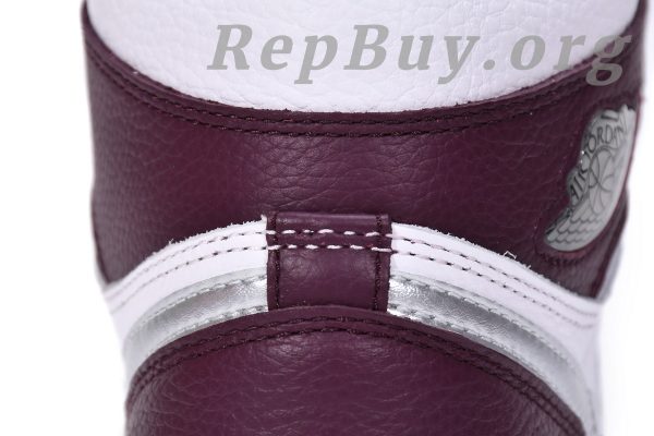 Top Version Air Jordan 1 Retro High OG Bordeaux 555088-611 - 图片 7