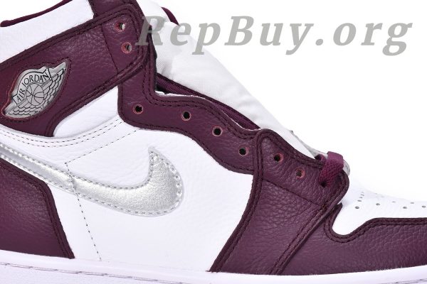 Top Version Air Jordan 1 Retro High OG Bordeaux 555088-611 - 图片 10