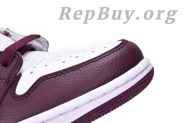 Top Version Air Jordan 1 Retro High OG Bordeaux 555088-611 - 图片 11
