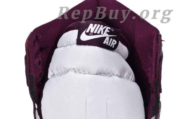Top Version Air Jordan 1 Retro High OG Bordeaux 555088-611 - 图片 13