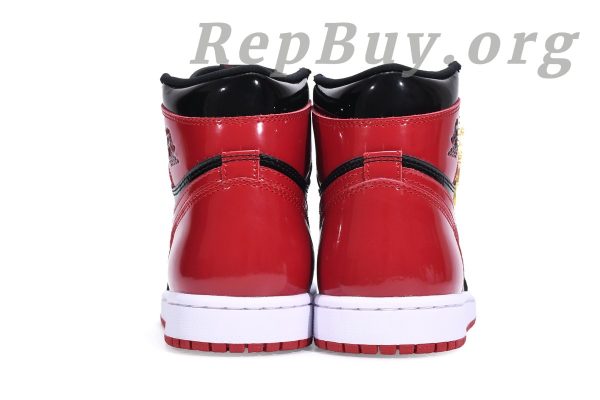 Top Version Air Jordan 1 Retro High OG Patent Bred  555088-063 - 图片 16