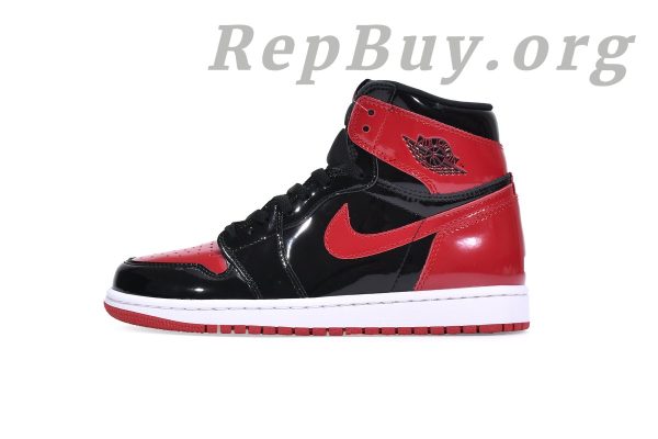 Top Version Air Jordan 1 Retro High OG Patent Bred  555088-063 - 图片 2