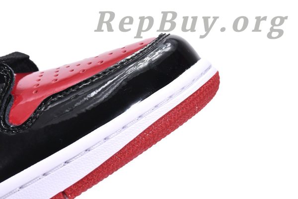 Top Version Air Jordan 1 Retro High OG Patent Bred  555088-063 - 图片 11
