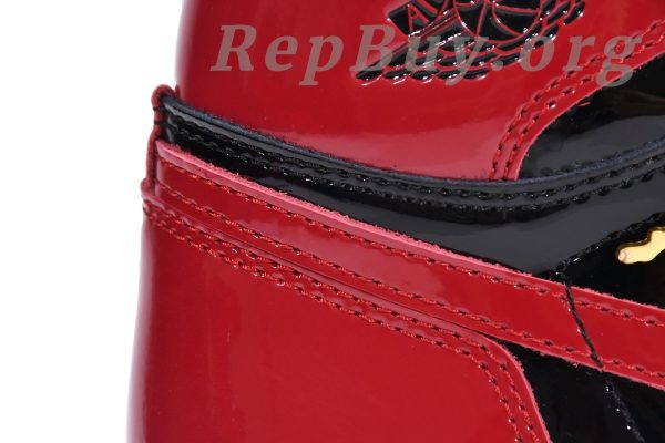 Top Version Air Jordan 1 Retro High OG Patent Bred  555088-063 - 图片 8