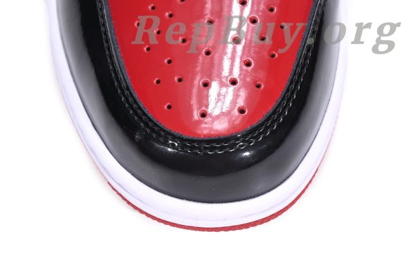 Top Version Air Jordan 1 Retro High OG Patent Bred  555088-063 - 图片 15