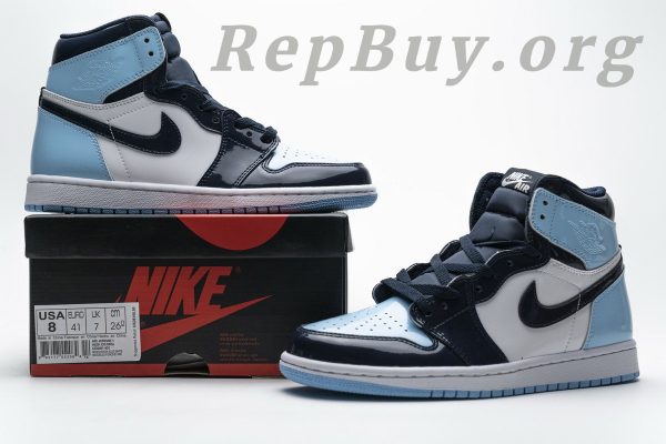 Top Version Jordan 1 Retro High UNC Patent (W) CD0461-401 - 图片 20