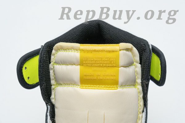 Top Version Jordan 1 Retro High White Black Volt University Gold 555088-118 - Image 18
