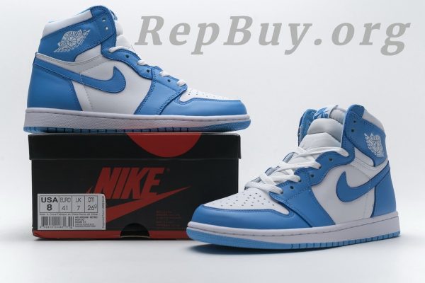 Top Version Jordan 1 Retro UNC 555088-117 - 图片 26