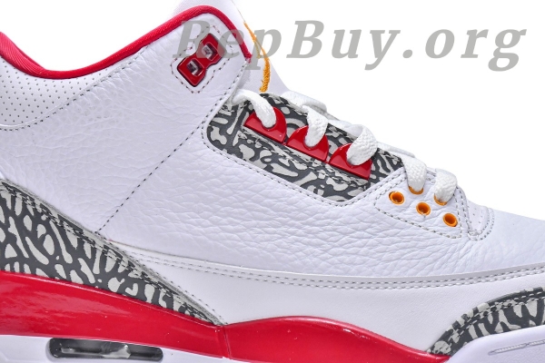 Top Version Air Jordan 3 Retro Cardinal Red CT8532-126 - 图片 10