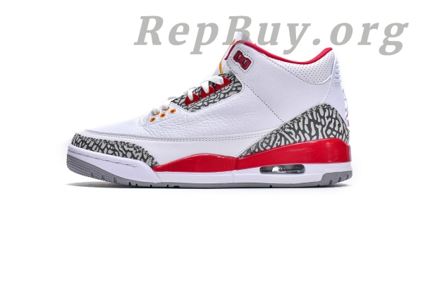 Top Version Air Jordan 3 Retro Cardinal Red CT8532-126