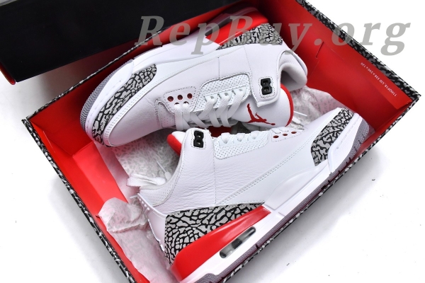 Top Version Air Jordan 3 Retro Hall of Fame 136064-116 - 图片 15