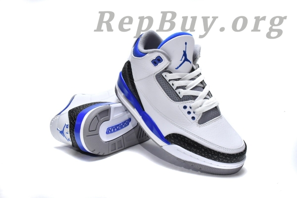 Top Version Air Jordan 3 Retro Racer Blue CT8532-145 - 图片 3