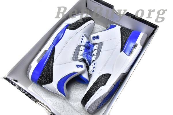 Top Version Air Jordan 3 Retro Racer Blue CT8532-145 - 图片 21