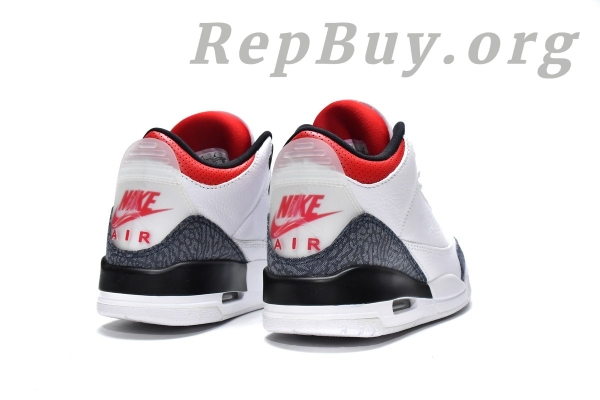 Top Version Air Jordan 3 Retro SE Fire Red Denim (2020) CZ6431-100 - 图片 6