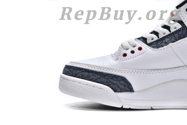 Top Version Air Jordan 3 Retro SE Fire Red Denim (2020) CZ6431-100 - 图片 8