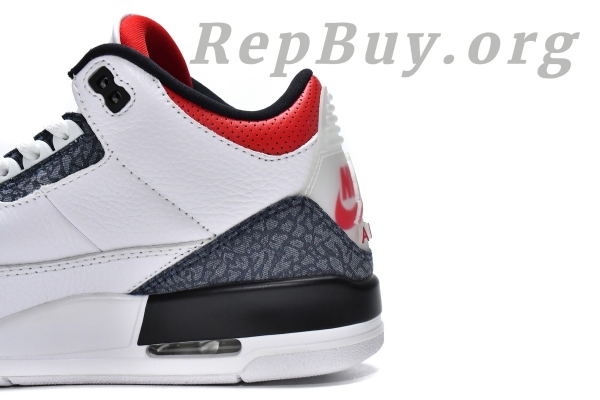 Top Version Air Jordan 3 Retro SE Fire Red Denim (2020) CZ6431-100 - 图片 9