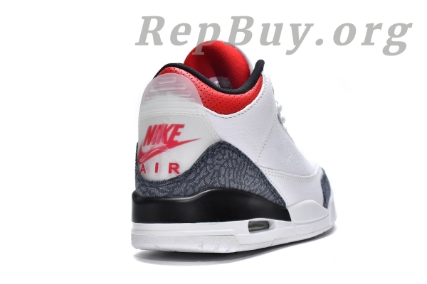 Top Version Air Jordan 3 Retro SE Fire Red Denim (2020) CZ6431-100 - 图片 10