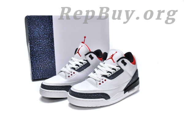 Top Version Air Jordan 3 Retro SE Fire Red Denim (2020) CZ6431-100 - 图片 17