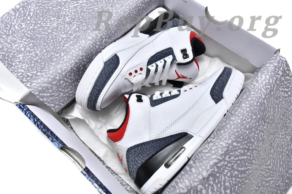 Top Version Air Jordan 3 Retro SE Fire Red Denim (2020) CZ6431-100 - 图片 16