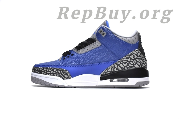Top Version Air Jordan 3 Retro Varsity Royal Cement CT8532-400 - 图片 2