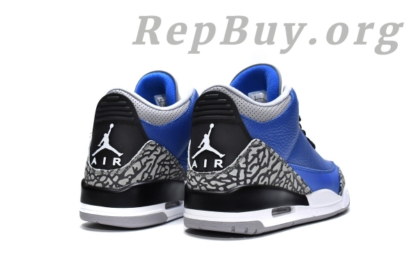 Top Version Air Jordan 3 Retro Varsity Royal Cement CT8532-400 - 图片 7
