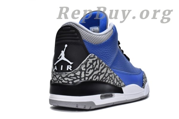 Top Version Air Jordan 3 Retro Varsity Royal Cement CT8532-400 - 图片 4