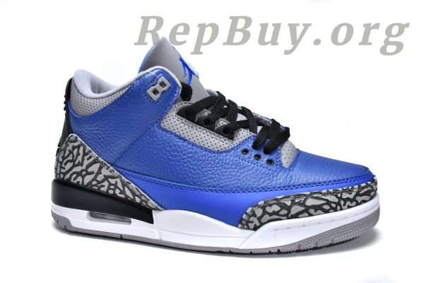 Top Version Air Jordan 3 Retro Varsity Royal Cement CT8532-400 - 图片 5