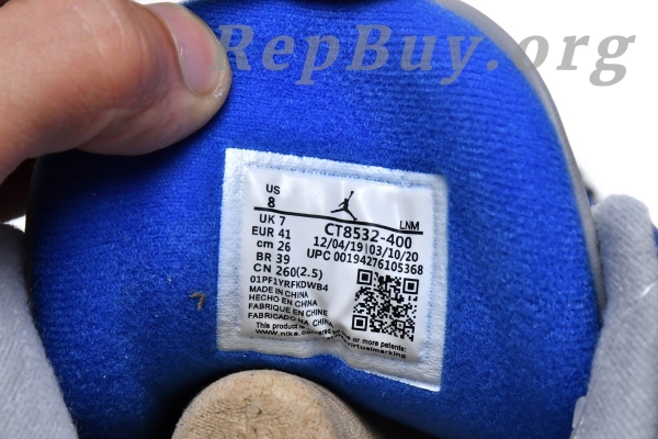 Top Version Air Jordan 3 Retro Varsity Royal Cement CT8532-400 - 图片 9