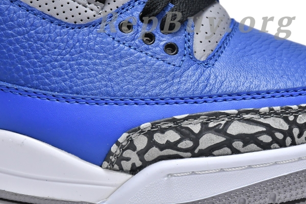 Top Version Air Jordan 3 Retro Varsity Royal Cement CT8532-400 - 图片 15