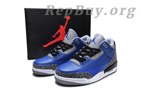 Top Version Air Jordan 3 Retro Varsity Royal Cement CT8532-400 - 图片 20