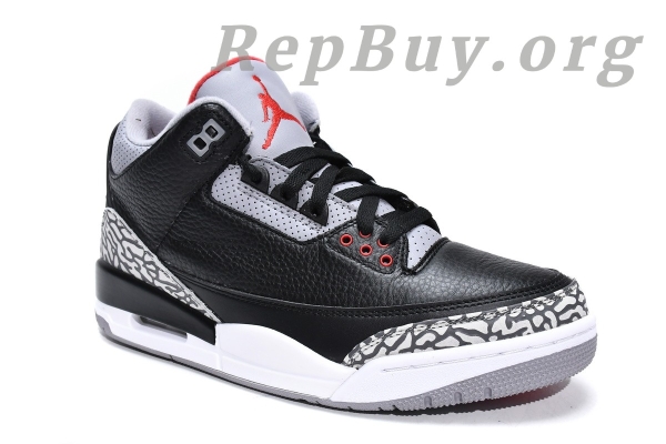 Top Version Air Jordan 3 Retro Black Cement (2018) 854262-001 - 图片 3