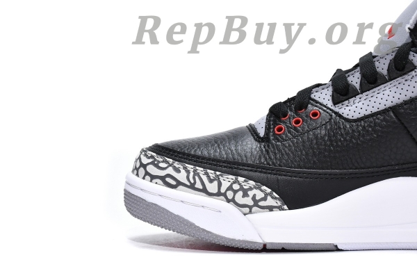 Top Version Air Jordan 3 Retro Black Cement (2018) 854262-001 - 图片 7