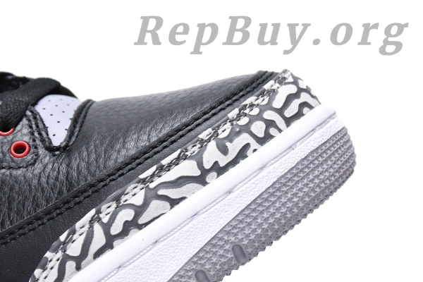 Top Version Air Jordan 3 Retro Black Cement (2018) 854262-001 - 图片 12