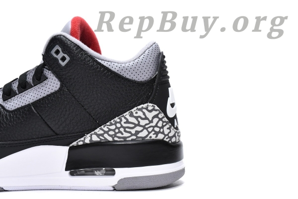 Top Version Air Jordan 3 Retro Black Cement (2018) 854262-001 - 图片 8
