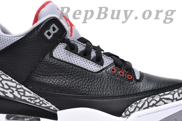 Top Version Air Jordan 3 Retro Black Cement (2018) 854262-001 - 图片 11