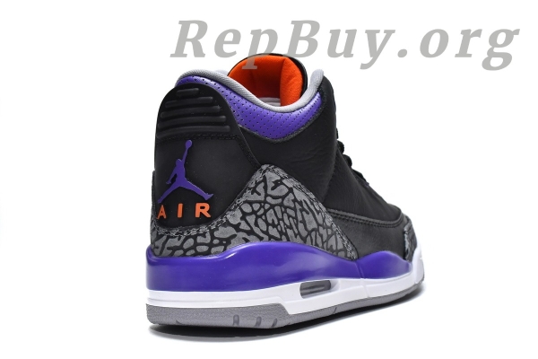 Top Version Air Jordan 3 RetroBlack Court Purple CT8532-050 - Image 4