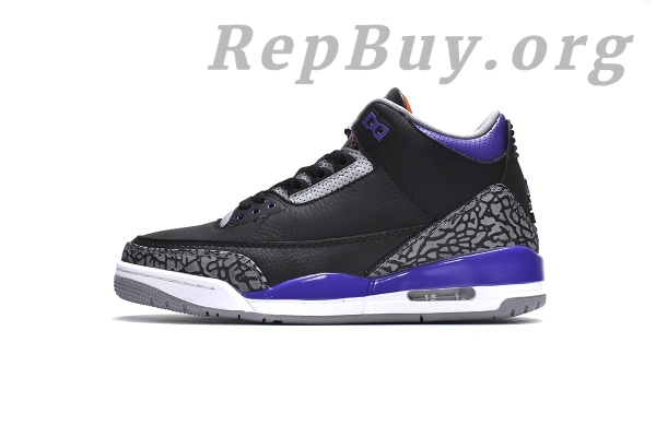 Top Version Air Jordan 3 RetroBlack Court Purple CT8532-050