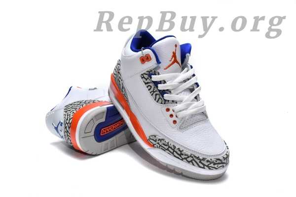 Top Version Air Jordan 3 Retro Knicks 136064-148 - 图片 3