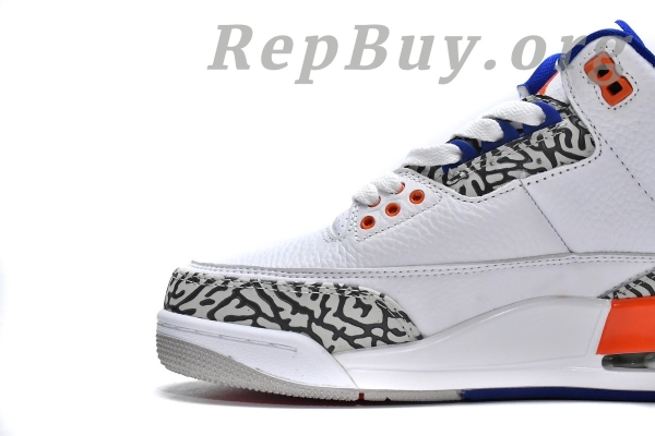 Top Version Air Jordan 3 Retro Knicks 136064-148 - 图片 9